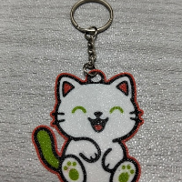 Cat keychain