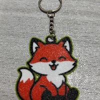 Fox keychain